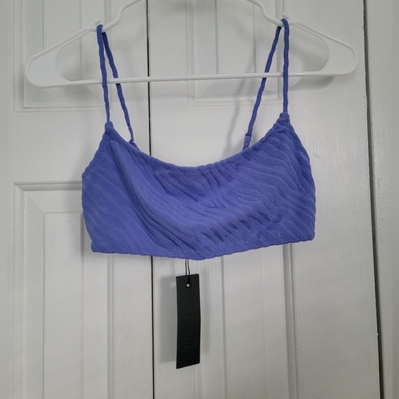 Triangl Top Purple Zebra print - Picture 1 of 4